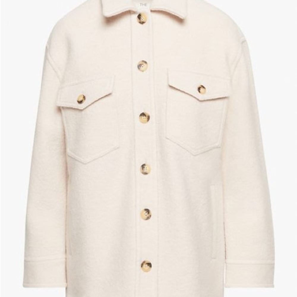 Wilfred Free | The Ganna™ Utility Shirt Jacket, Heather Bone